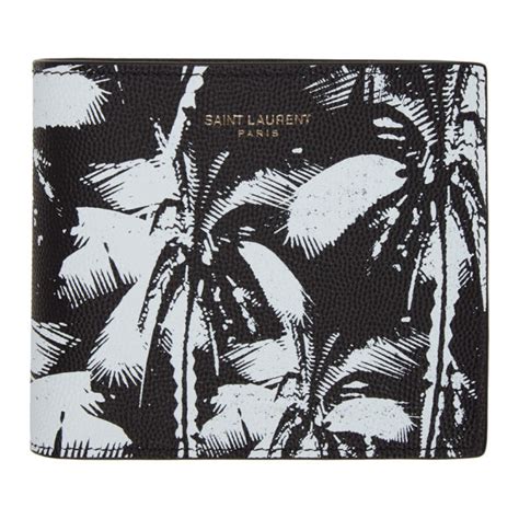 ysl palm tree wallet|Saint Laurent 2019 Palm Tree Bifold Wallet .